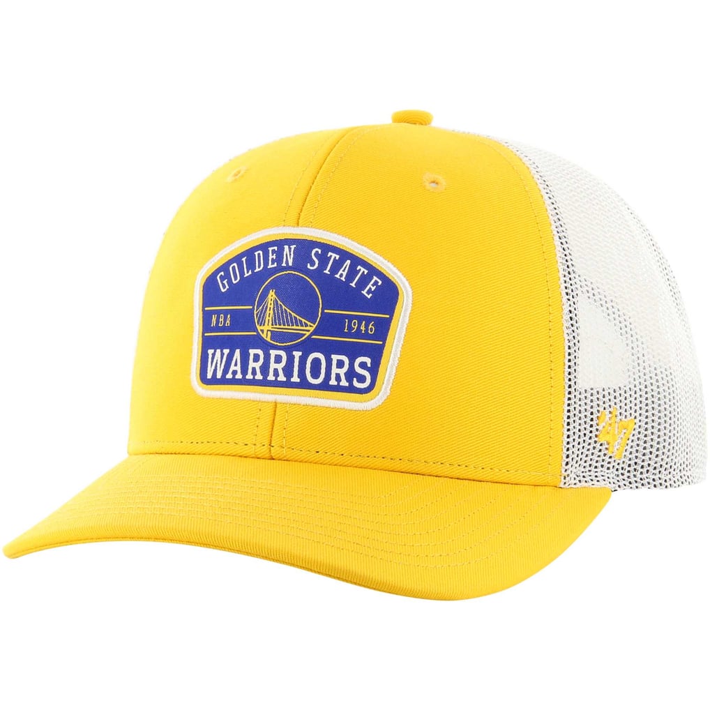 Golden State Warriors '47 Semi Patch Trucker Adjustable Hat - Gold