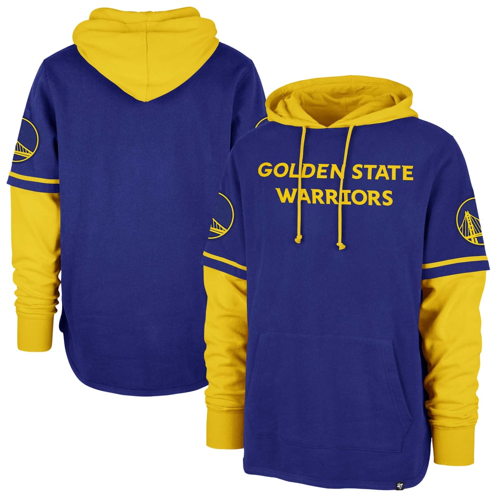 Golden State Warriors '47 Trifecta Shortstop Pullover Hoodie - Royal