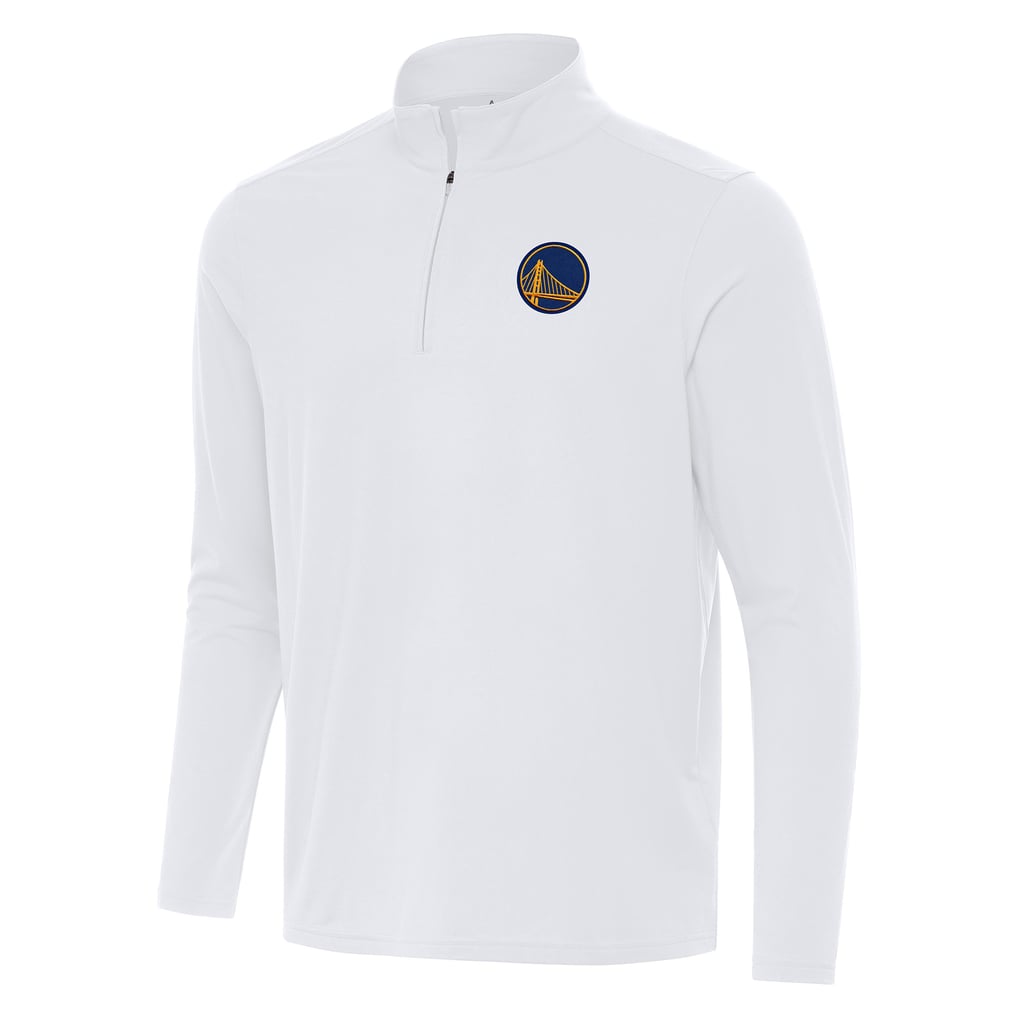 Golden State Warriors Antigua Intent Quarter-Zip Top - White