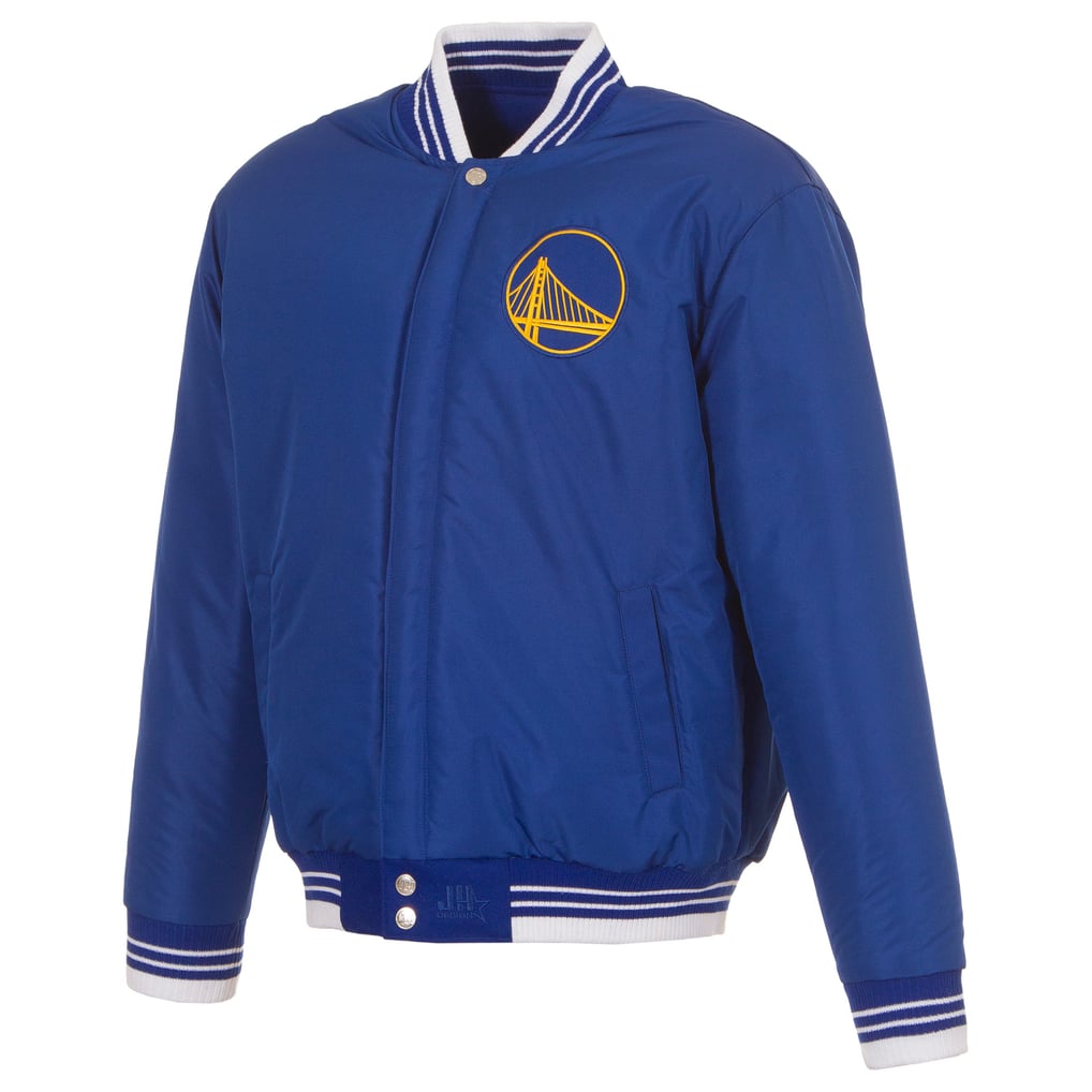 Golden State Warriors JH Design Gothic Full-Button Jacket - Royal