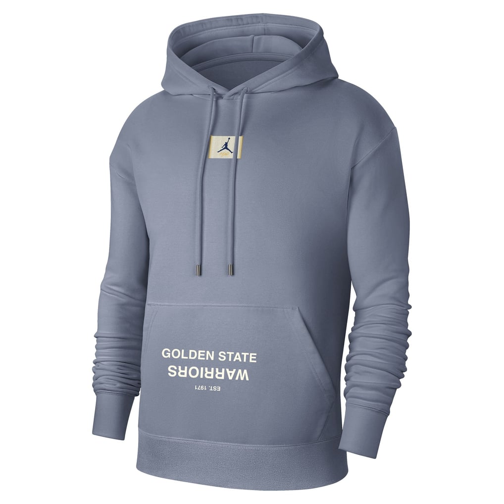 Golden State Warriors Jordan Brand Courtside Statement Edition Pullover Hoodie - Gray