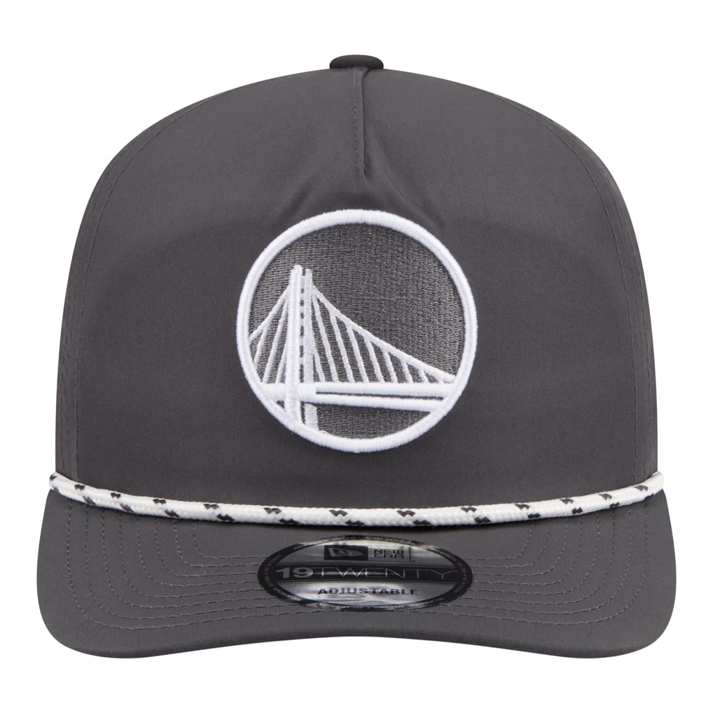 Golden State Warriors New Era Tonal Rope 19TWENTY Adjustable Hat - Graphite