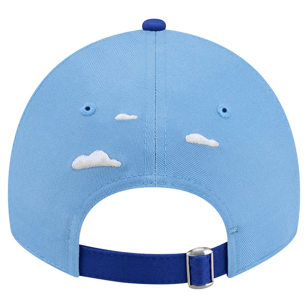 Golden State Warriors New Era Clouds 9TWENTY Adjustable Hat - Powder Blue
