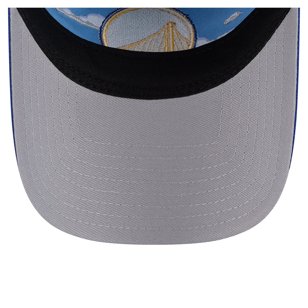 Golden State Warriors New Era Clouds 9TWENTY Adjustable Hat - Powder Blue