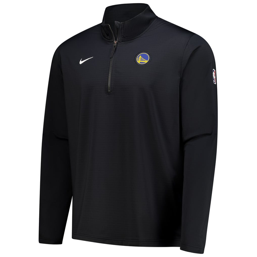 Golden State Warriors Nike 2024/25 Courtside Performance Half-Zip Top - Black