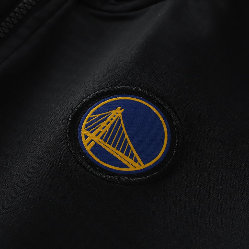 Golden State Warriors Nike 2024/25 Courtside Performance Half-Zip Top - Black