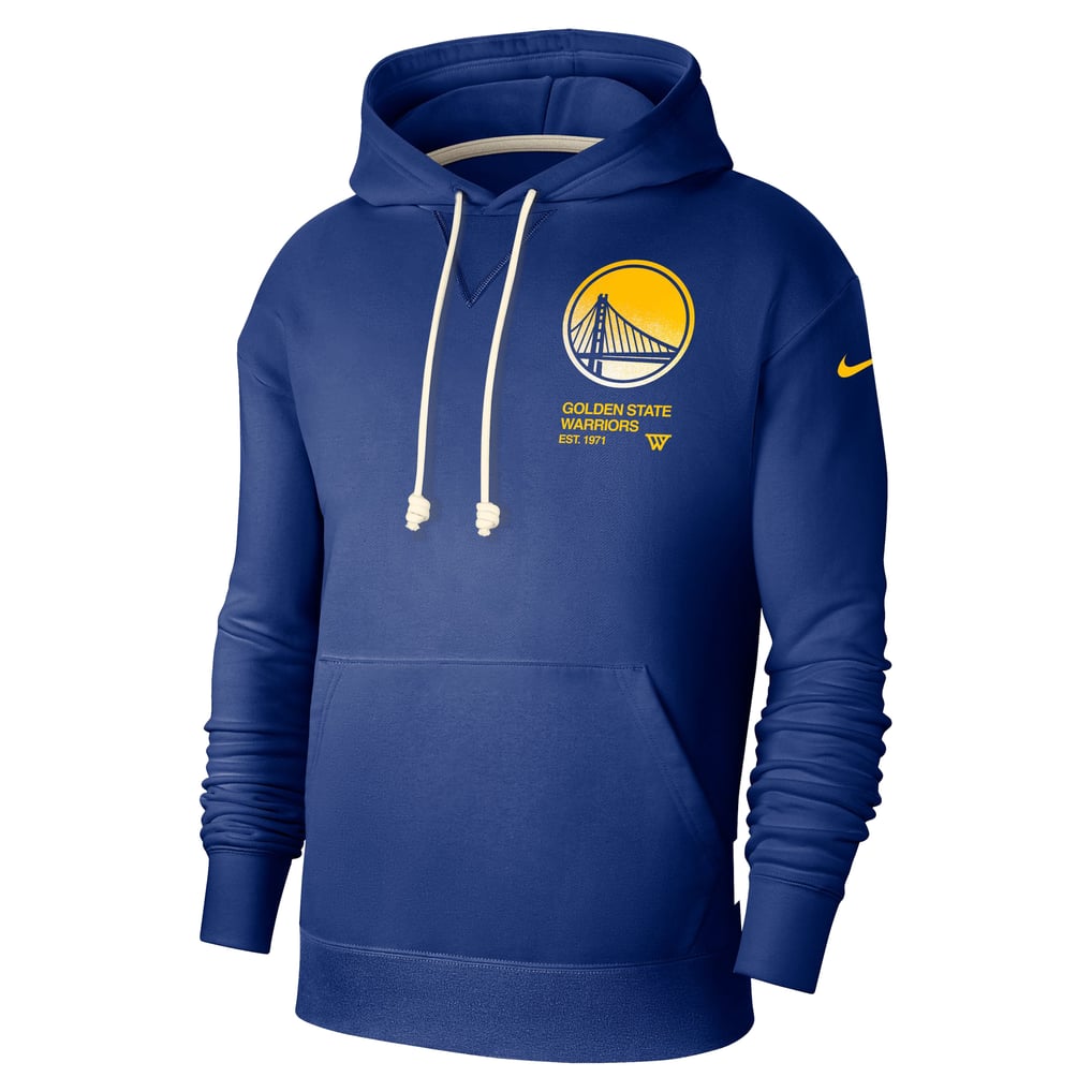 Golden State Warriors Nike Courtside Standard Issue Premium Performance Pullover Hoodie - Royal