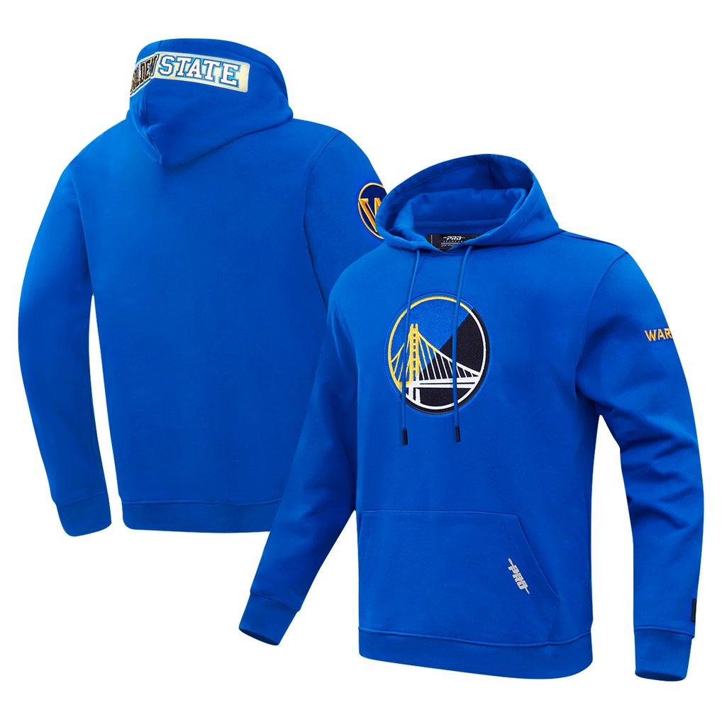 Golden State Warriors Pro Standard Split Logo Pullover Hoodie - Royal