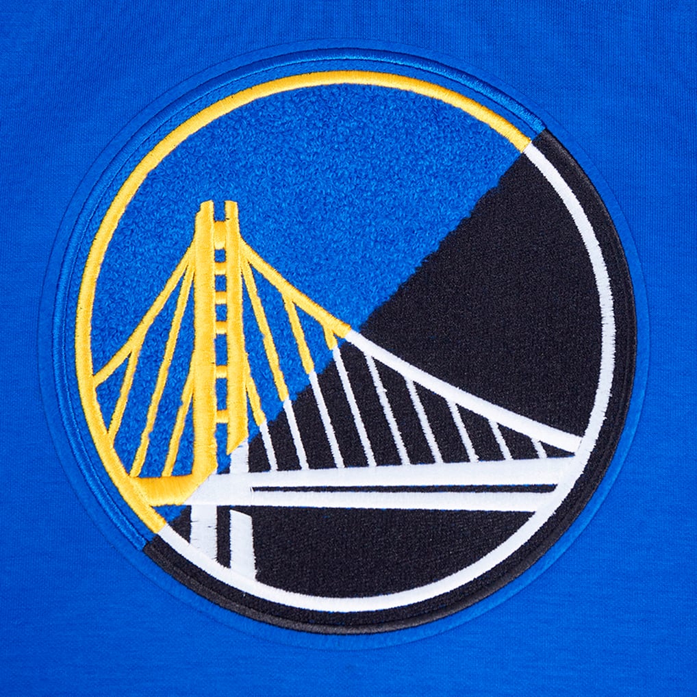 Golden State Warriors Pro Standard Split Logo Pullover Hoodie - Royal
