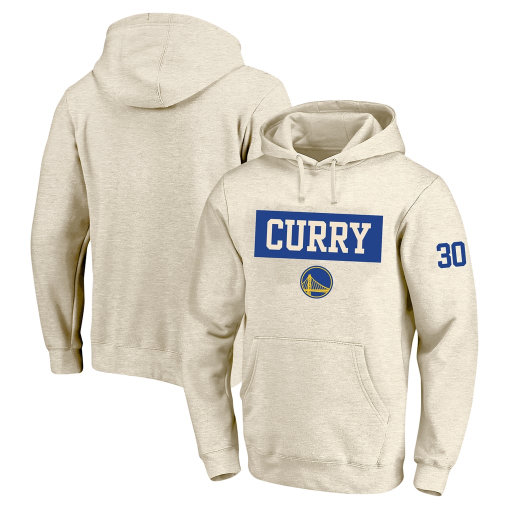 Stephen Curry Golden State Warriors Profile Big & Tall Player Double Face Tri-Blend Pullover Hoodie - Cream