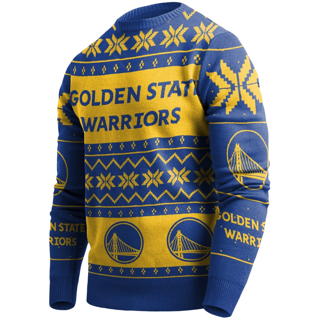 Golden State Warriors Ugly Pullover Sweater - Royal