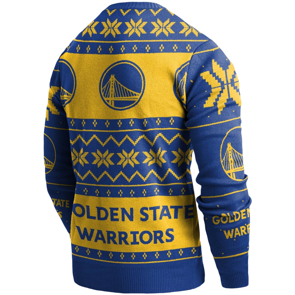 Golden State Warriors Ugly Pullover Sweater - Royal