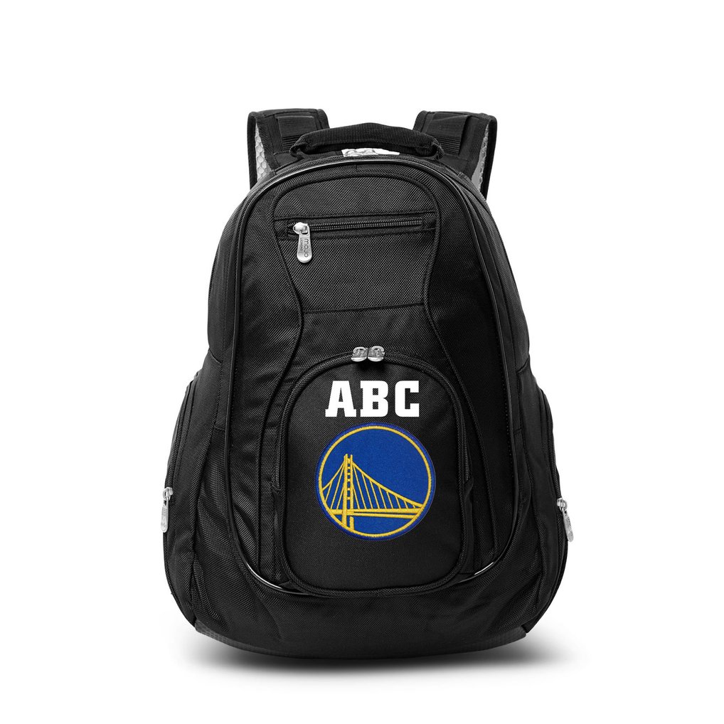 Golden State Warriors MOJO Personalized Premium Laptop Backpack - Black