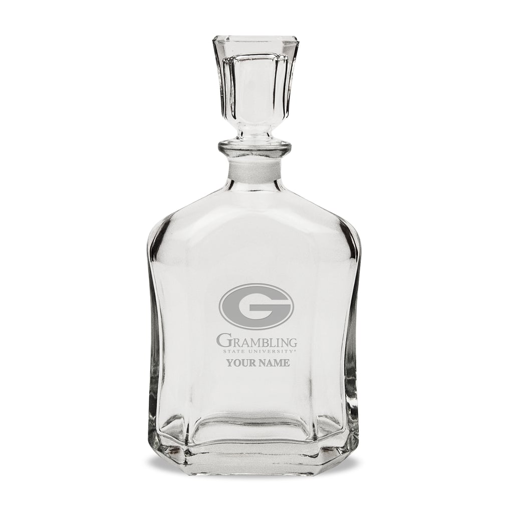 Grambling Tigers Personalized 23.75oz. Crystal Whiskey Decanter