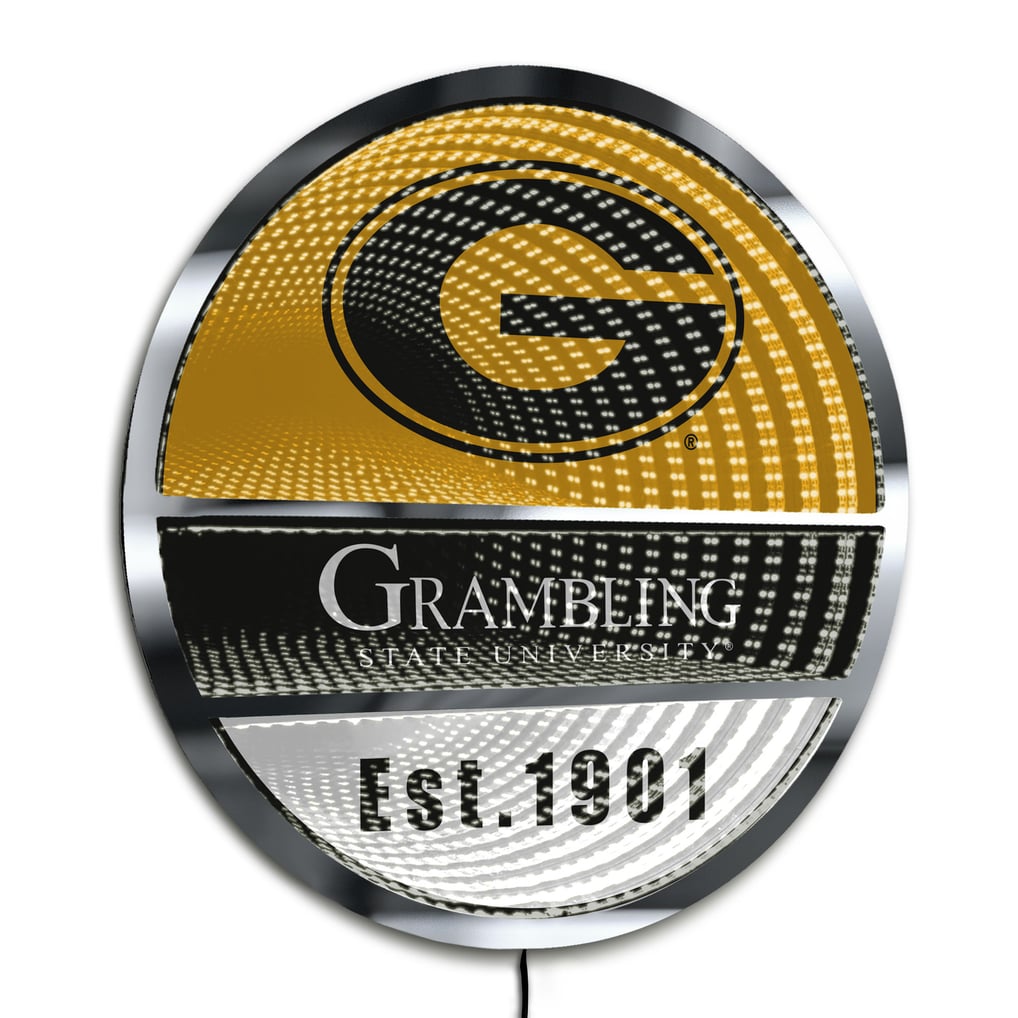 Grambling Tigers Three-Cell Circular Infinity Light