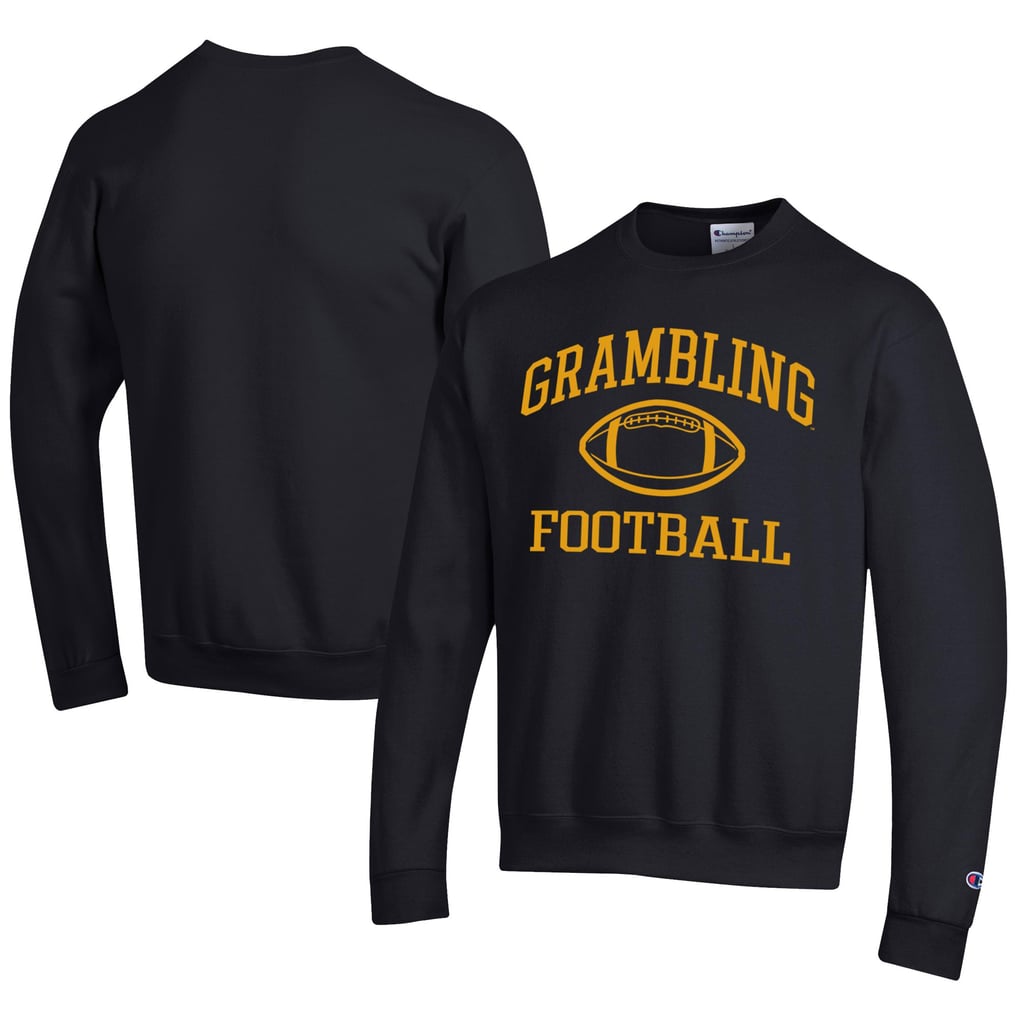  Grambling Tigers Champion Football Powerblend Pullover Sweatshirt - Black