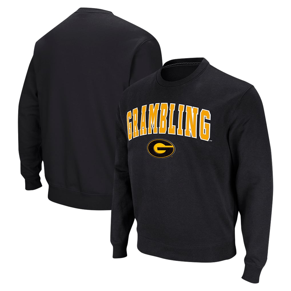 Grambling Tigers Colosseum Arch & Logo Pullover Sweatshirt - Black