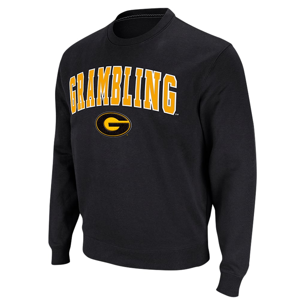Grambling Tigers Colosseum Arch & Logo Pullover Sweatshirt - Black