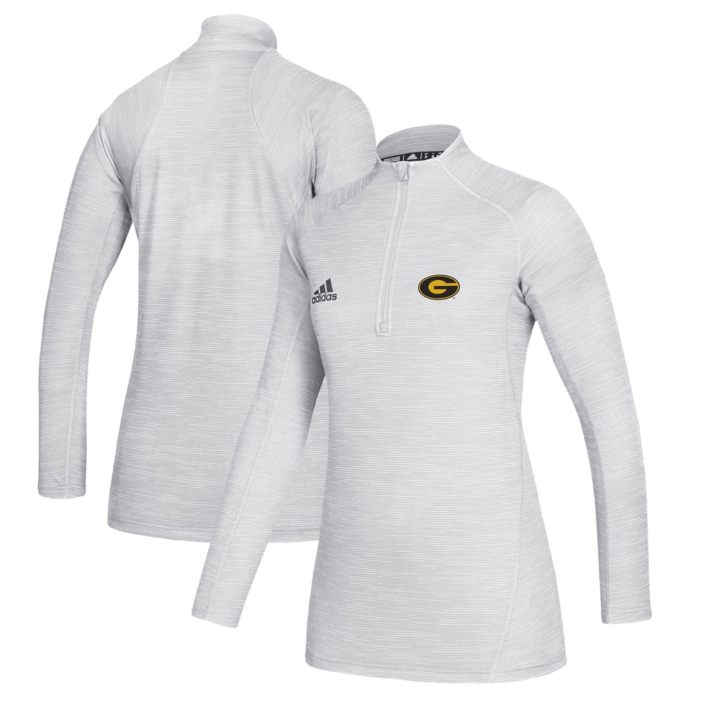  Grambling Tigers adidas Women's Game Mode Performance Quarter-Zip Pullover Top - White