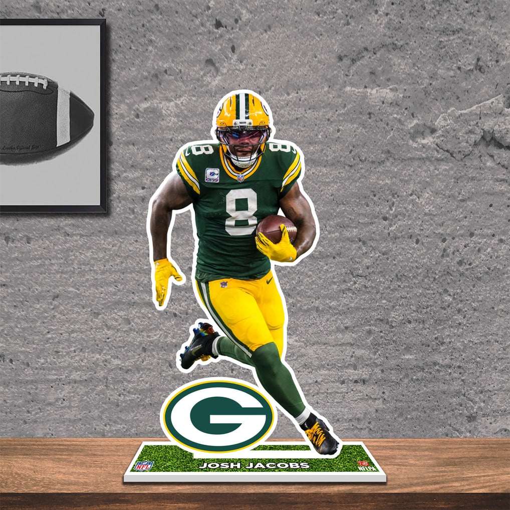 Josh Jacobs Green Bay Packers Player Standee