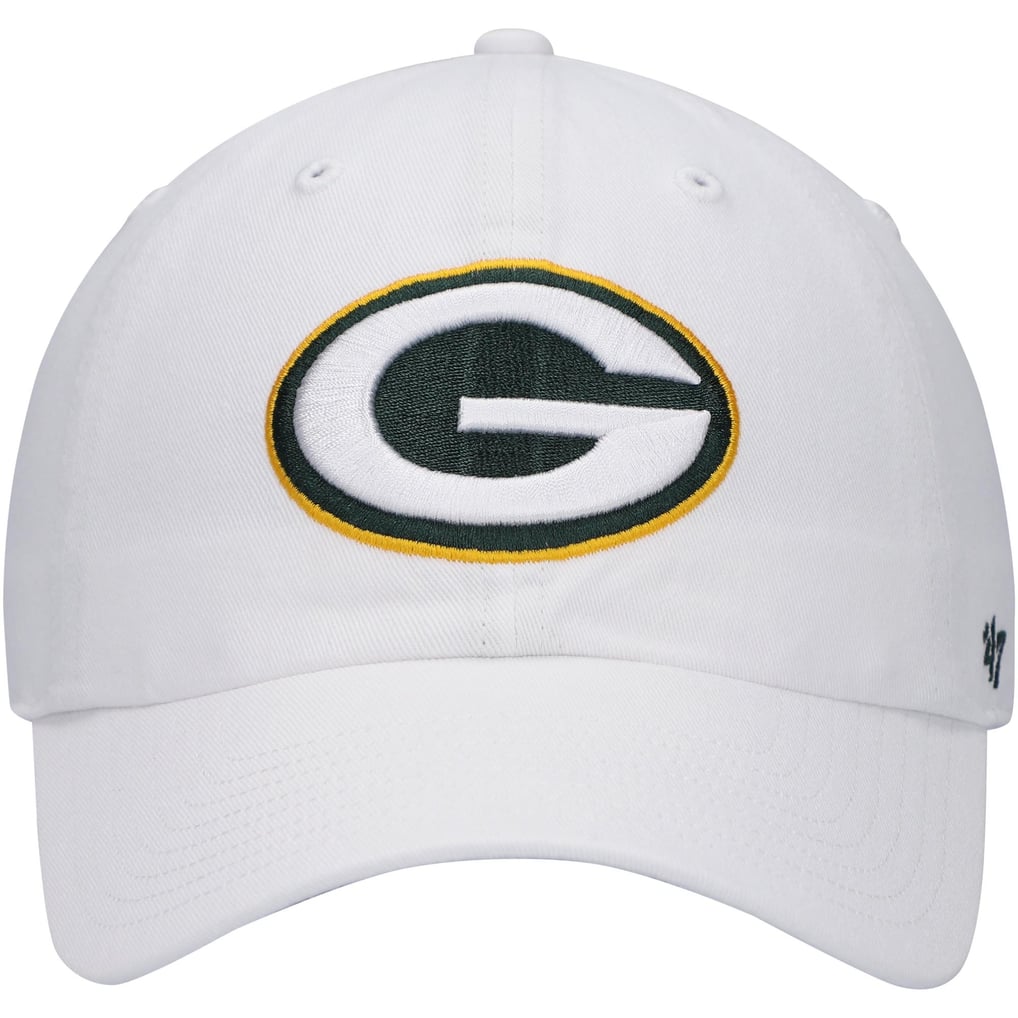 Green Bay Packers '47 Clean Up Adjustable Hat - White