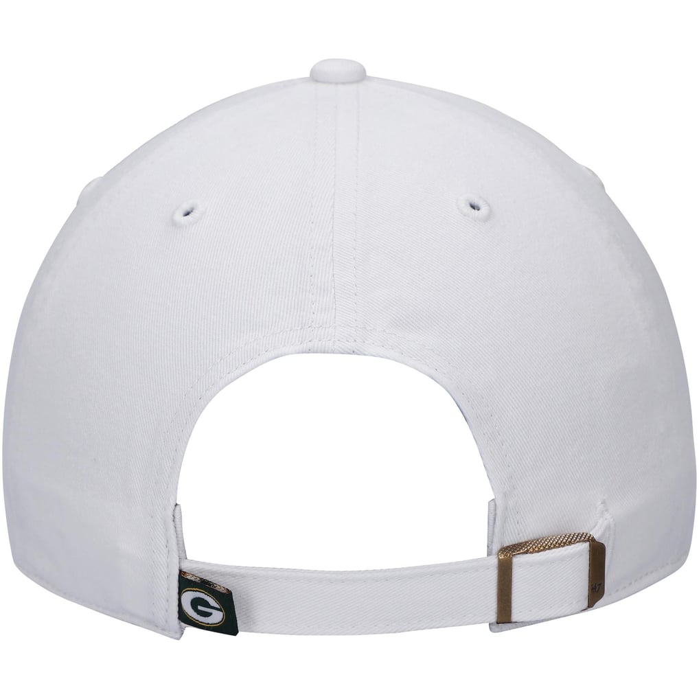 Green Bay Packers '47 Clean Up Adjustable Hat - White