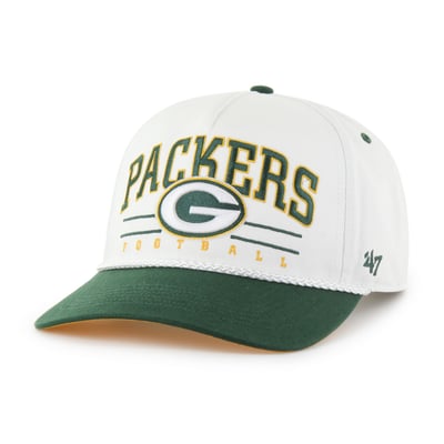 Green Bay Packers '47 Roscoe Two-Toned Hitch Adjustable Hat - White/Green