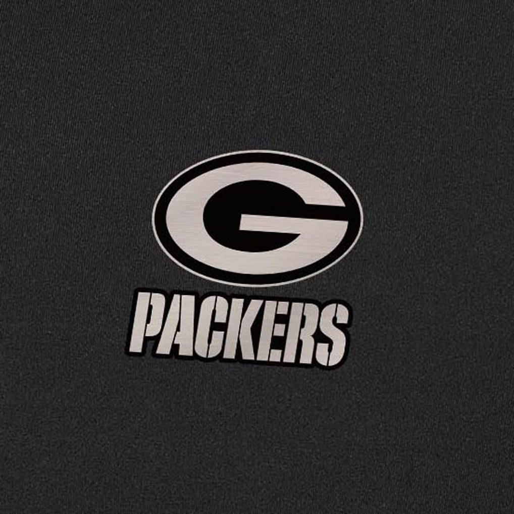 Green Bay Packers Antigua Content Quarter-Zip Pullover Top - Black