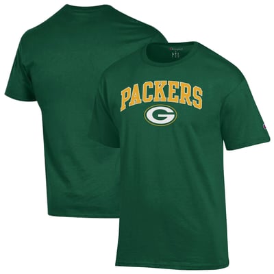 Green Bay Packers Champion Arch Over Logo T-Shirt - Green