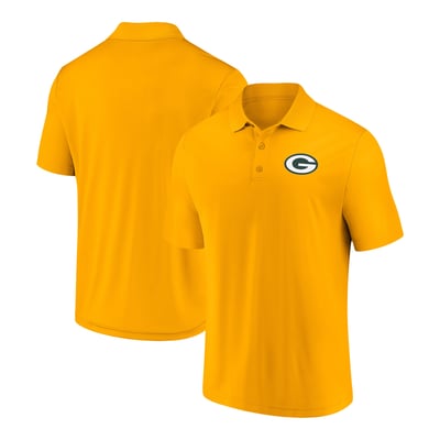 Green Bay Packers Fanatics Component Polo - Gold