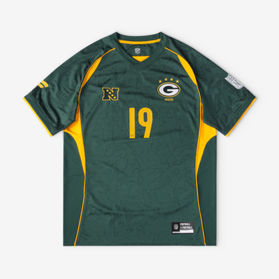 Green Bay Packers Fanatics Football x Football V-Neck Fan Top - Green