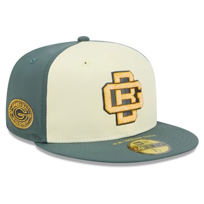 Green Bay Packers New Era 2026 Rivalries Collection 59FIFTY Fitted Hat - Cream
