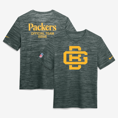  Green Bay Packers Nike 2026 Rivalries Collection Sideline Velocity T-Shirt - Green