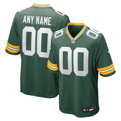 Green Bay Packers Nike Custom Game Jersey - Green