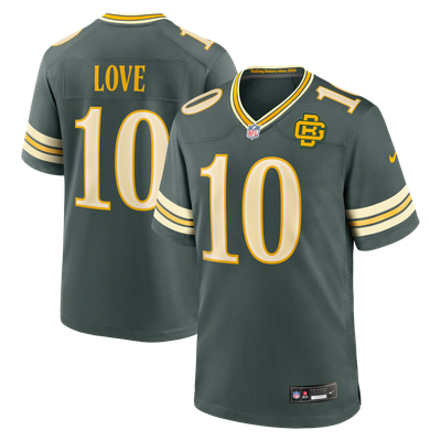 Jordan Love Green Bay Packers Nike 2026 Rivalries Collection Game Jersey - Green