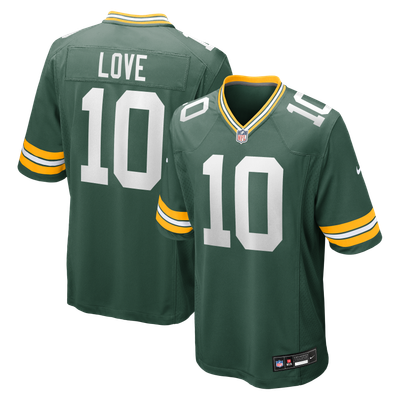 Jordan Love Green Bay Packers Nike Player Game Jersey - Green