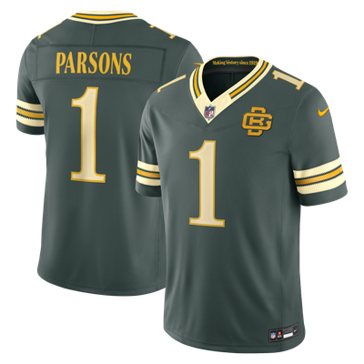 Micah Parsons Green Bay Packers Nike 2026 Rivalries Collection Stitched Limited Jersey - Green