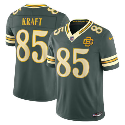 Tucker Kraft Green Bay Packers Nike 2026 Rivalries Collection Stitched Limited Jersey - Green