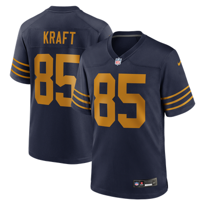 Tucker Kraft Green Bay Packers Nike Alternate  Game Jersey -  Navy