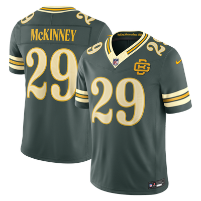 Xavier McKinney Green Bay Packers Nike 2026 Rivalries Collection Stitched Limited Jersey - Green