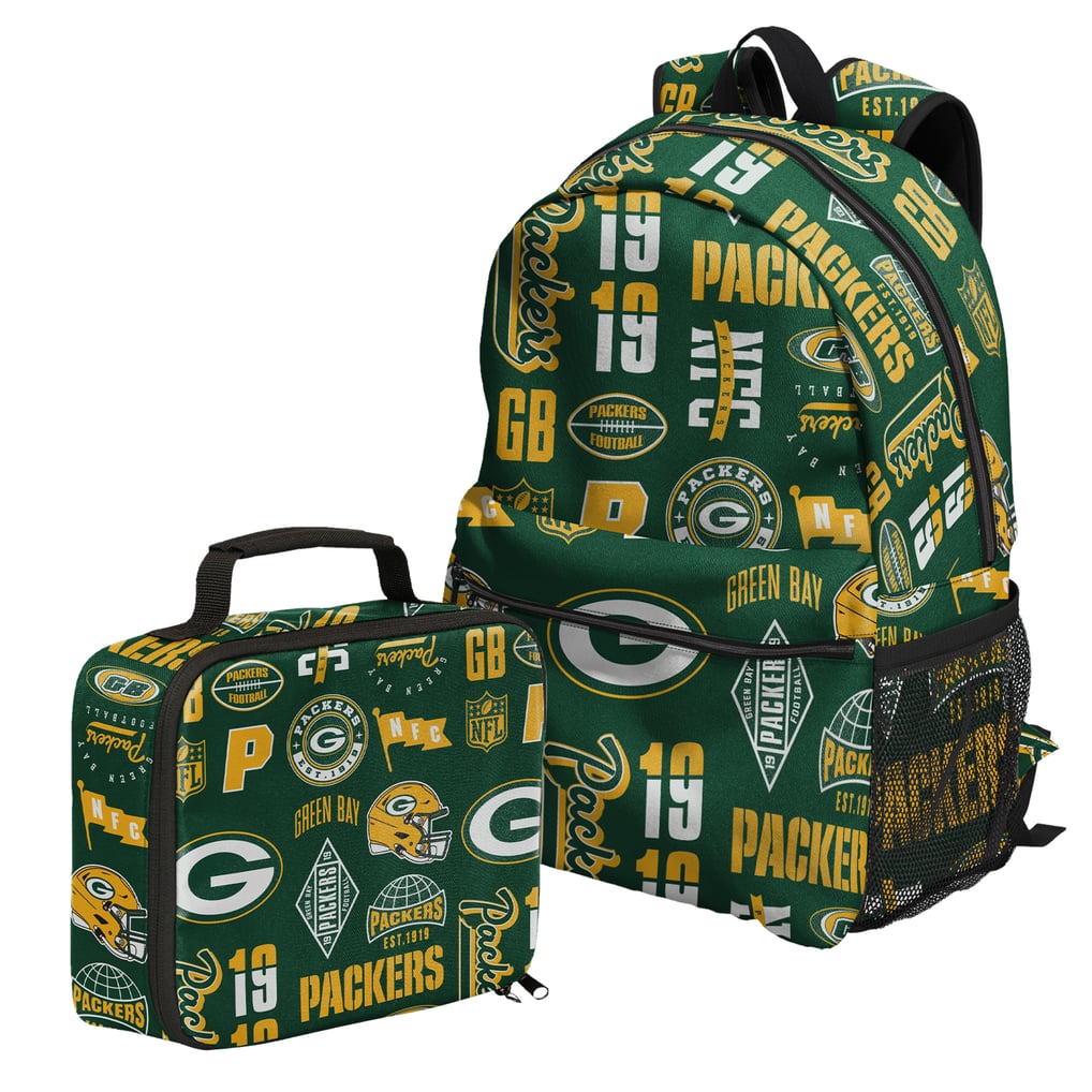 Green Bay Packers Outerstuff Backpack and Lunchbox Set