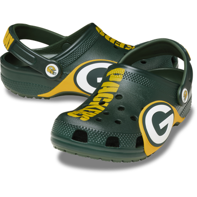  Green Bay Packers Crocs Toddler Classic Clog - Green