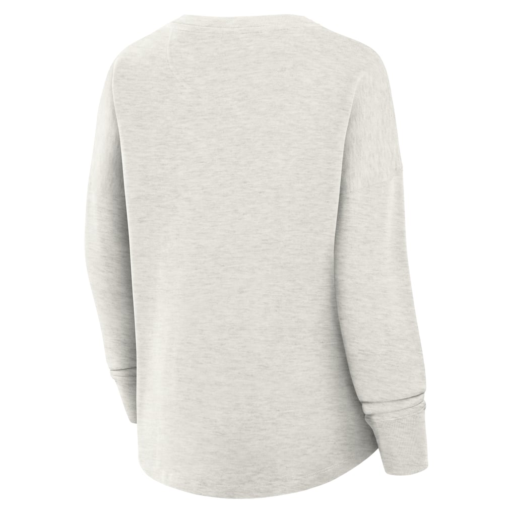 Green Bay Packers Fanatics Women's Oversized Hometown Pullover Sweatshirt - Heather Gray