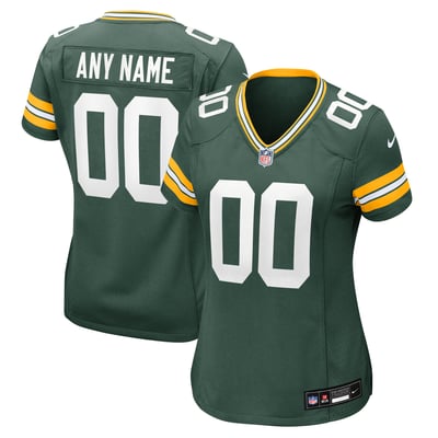 Green Bay Packers Nike Women's Custom Game Jersey - Green