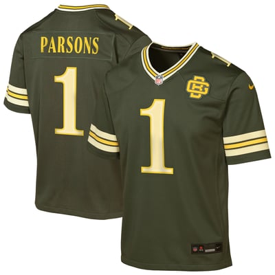Micah Parsons Green Bay Packers Nike Youth 2026 Rivalries Collection Game Jersey - Green