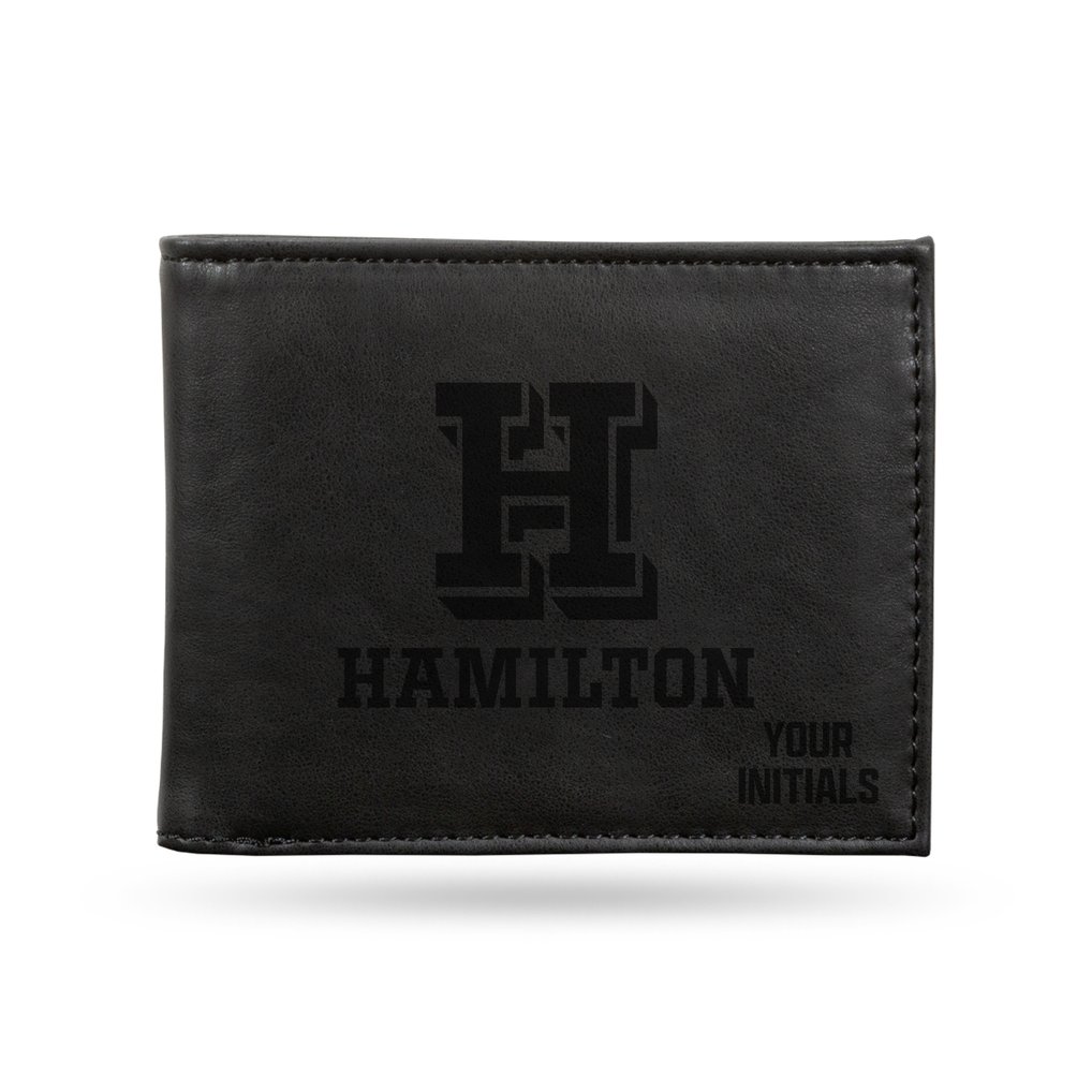 Hamilton Continentals Personalized Billfold Wallet - Black