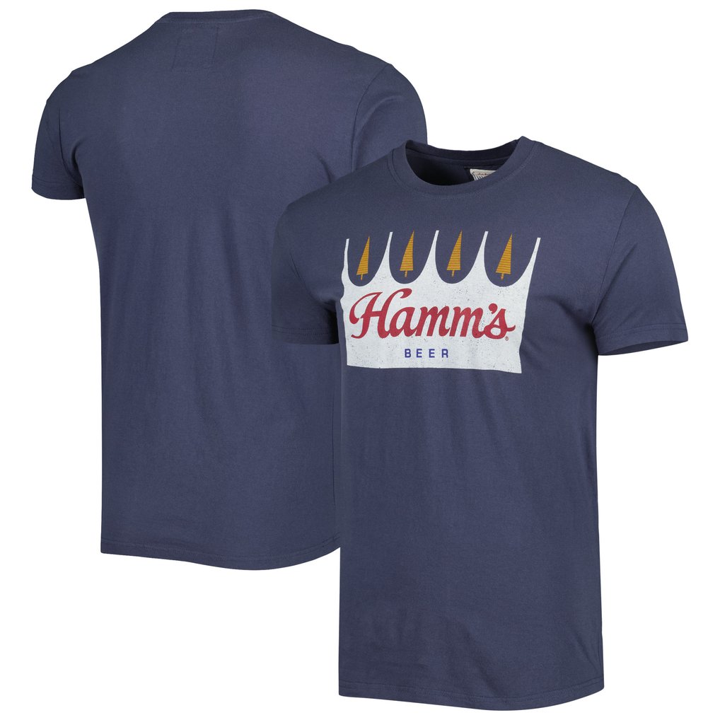 Hamms American Needle Brass Tacks T-Shirt - Navy