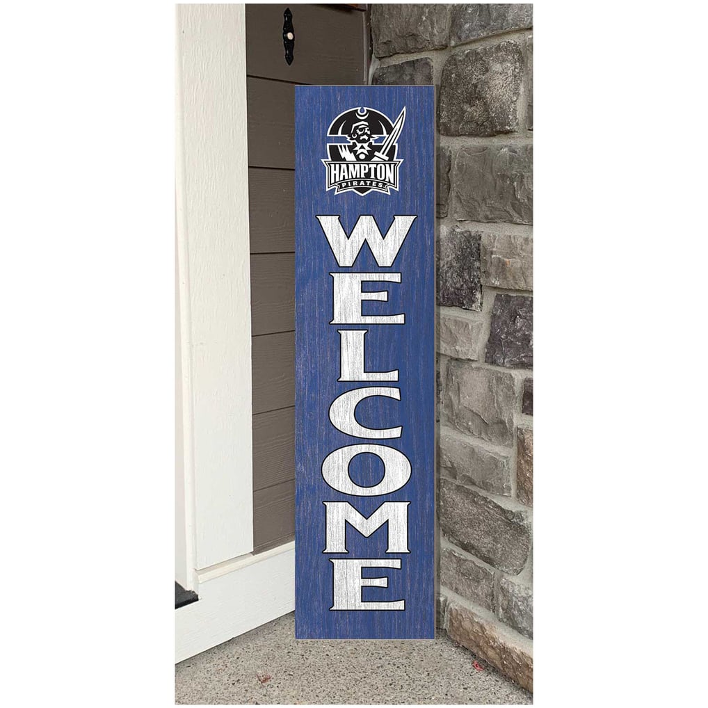 Hampton Pirates 12'' x 48'' Welcome Outdoor Leaner