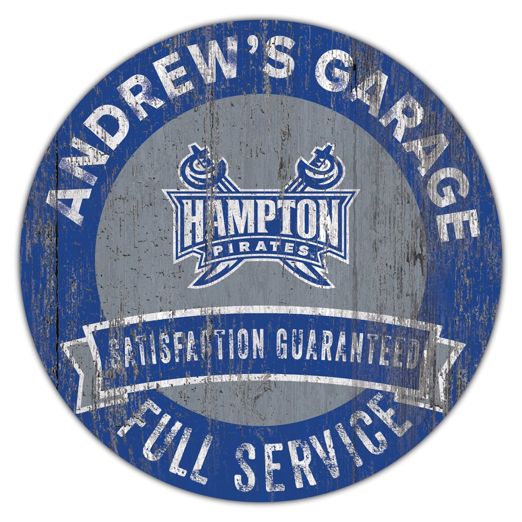 Hampton Pirates 16" Customizable Garage Circle