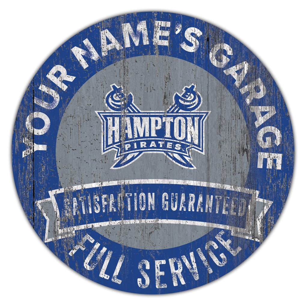 Hampton Pirates 16" Customizable Garage Circle